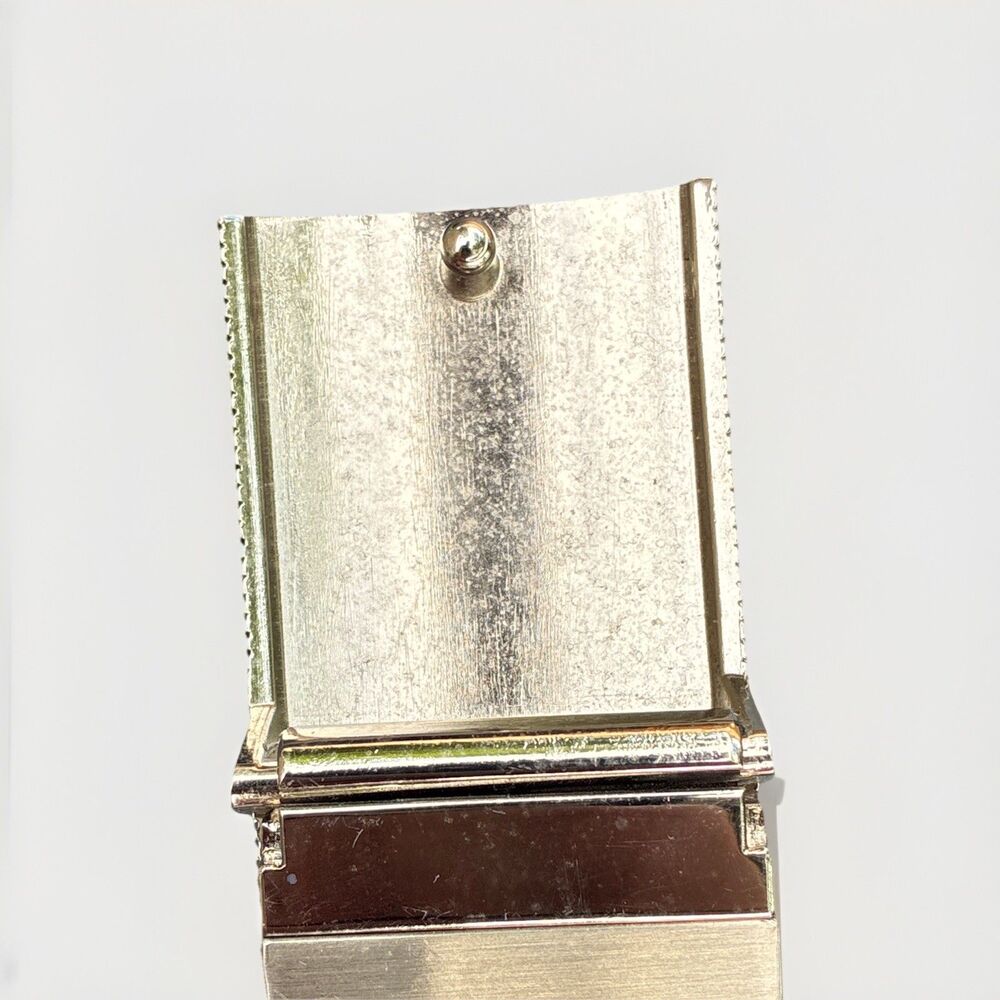 DMFG‎ Men’s Dress Belt Brown/Black 34-38 Reversible Adjustable Logo Buckle - Picture 3 of 5